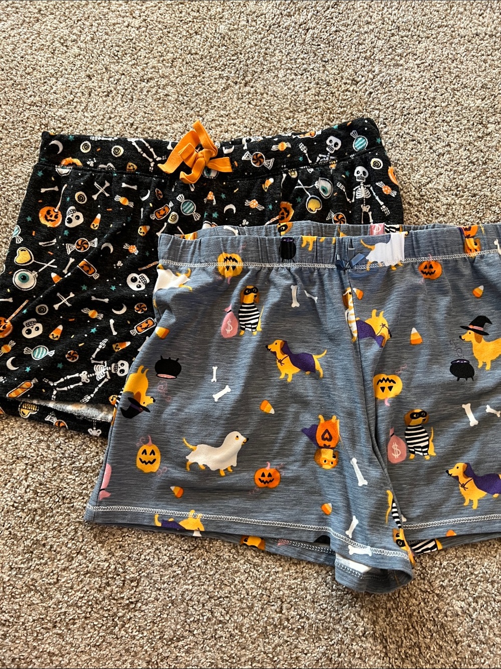 Women’s Halloween Pajama Shorts Size M